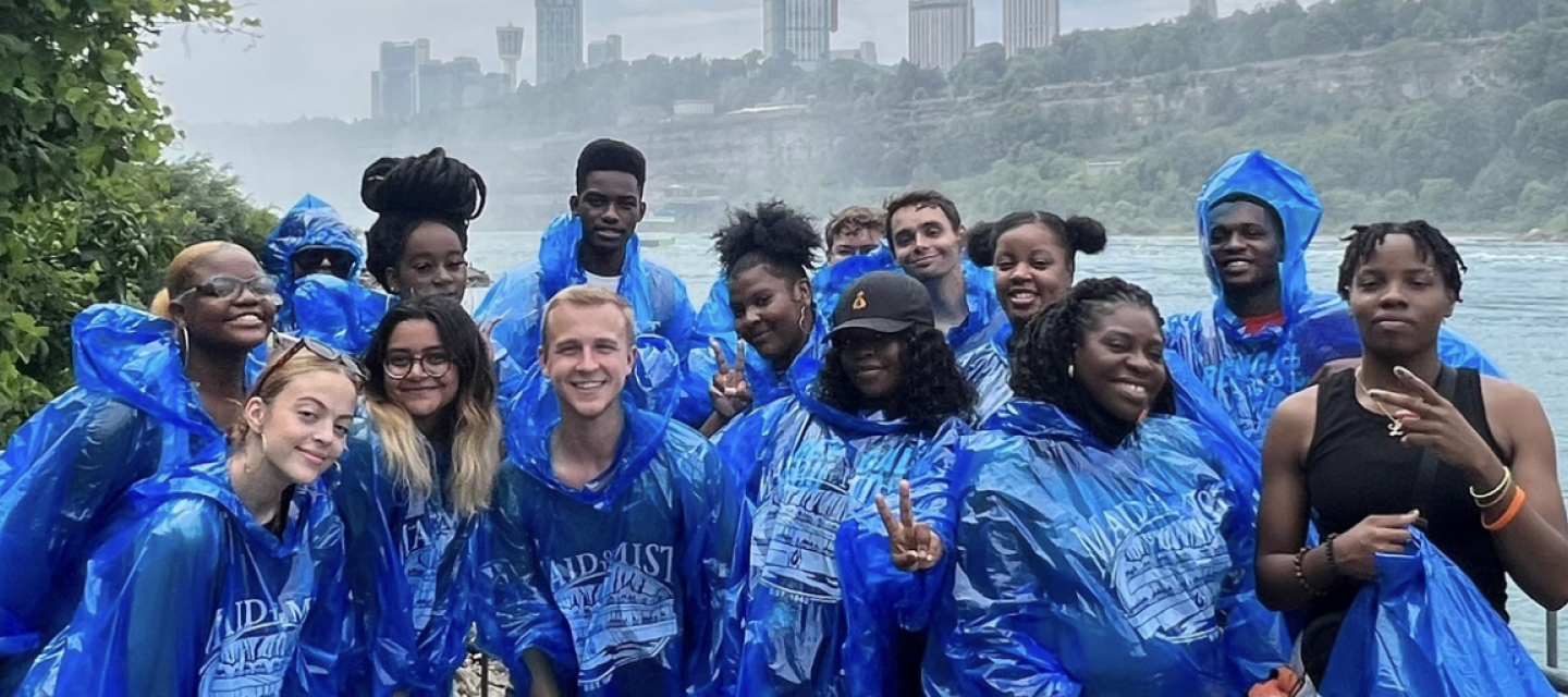 Students at Niagara Falls